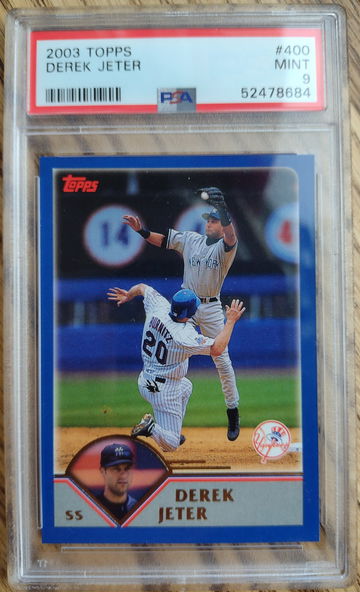 2003 Topps Derek Jeter PSA 9