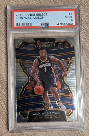 Zion Williamson 2019 Select #1 PSA 10