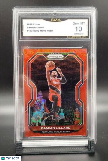 2020 Prizm Damian Lillard #173 GMA 10