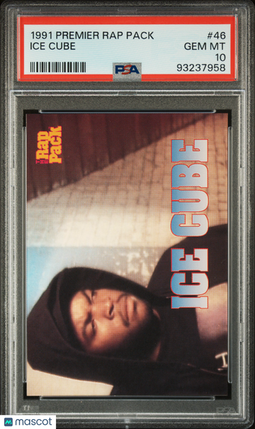 1991 Premier Rap Pack Ice Cube #46 PSA 10