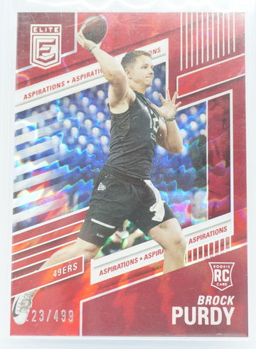 2022 Donruss Elite Brock Purdy Aspirations Shimmer /499
