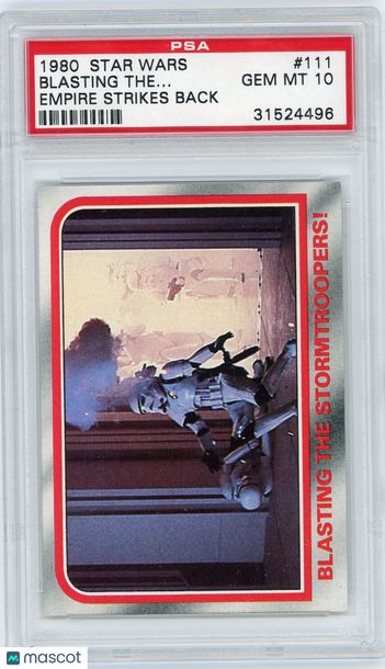 1980 Star Wars Empire Strikes Back Blasting The.. . #111 PSA 10