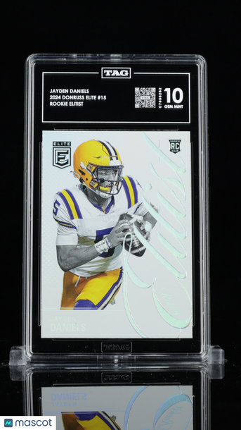 2024 Donruss Elite Rookie Elitist Jayden Daniels #15 Rookie TAG 10