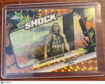 2026 Topps Chrome WWE Jordynne Grace #VIR-17 Orange Refractor Parallel/Variety Insert