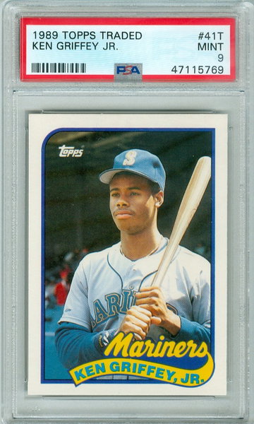 Ken Griffey Jr. 1989 Topps Traded PSA 9