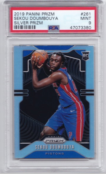 Sekou Doumbouya 2019 Prizm Silver PSA 9