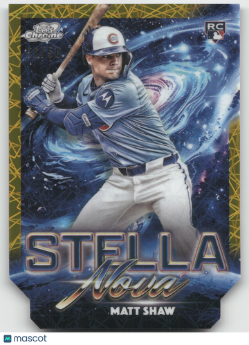 2025 Topps Chrome Stella Nova Matt Shaw #SN-20 /50 RC