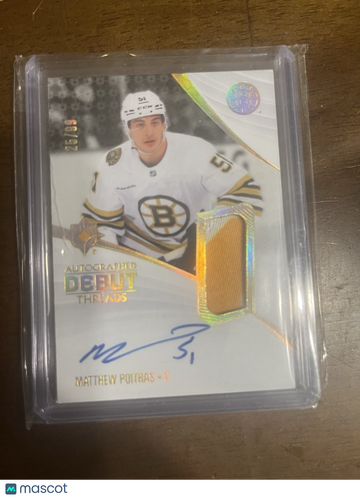 2023-24 Ultimate Collection Matthew Poitras Patch Rookie Upper Deck