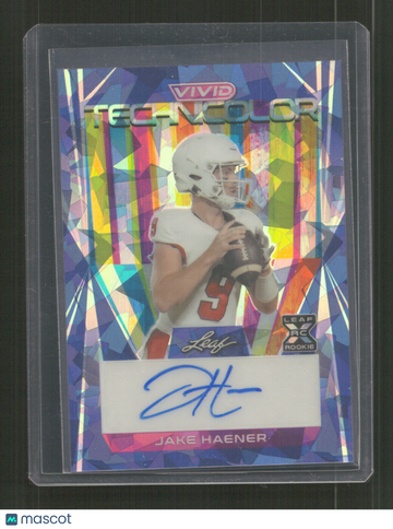 2023 Leaf Vivid Jake Haener #T-JH1 Crystal AU,RC,SN,/7