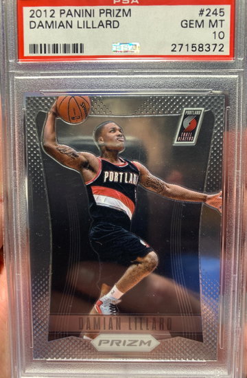 2012 Prizm Damian Lillard PSA 10