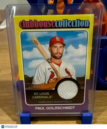 2024 Topps Heritage - Clubhouse Collection Relics Paul Goldschmidt #CCR-PG