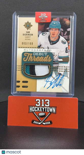 2025-26 Upper Deck Ultimate Collection Sam Dickinson #ADT-SD 060/199
