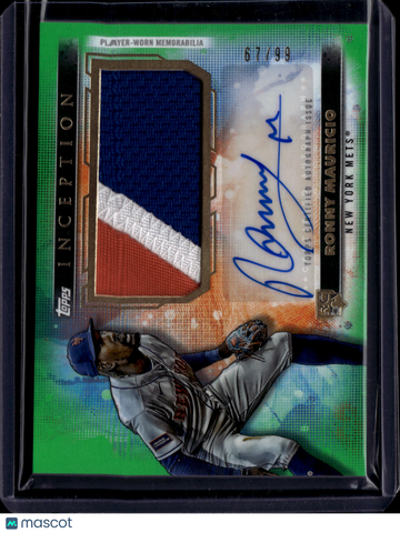 2024 Topps Inception Ronny Mauricio #APC-RM /99 Autograph Player-worn memorabilia RC
