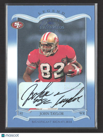 2003 Donruss Classics Significant Signatures John Taylor #133 Significant Signatures