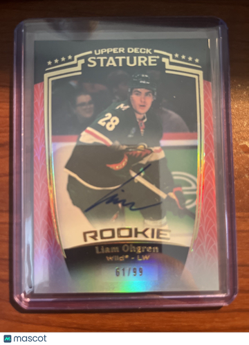 2024 Liam Ohgren #6199 Red Rookie Upper Deck