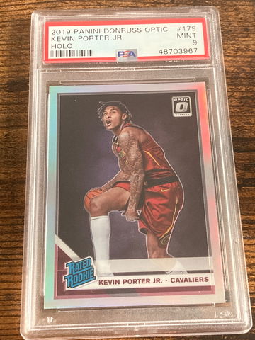 2019 Optic Kevin Porter Jr. Silver Holo Rookie Card RC #179 PSA 9