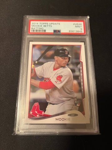 2014 Topps Update Mookie Betts Rookie Rc US-26 US26