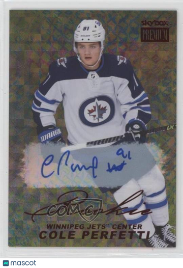2021-22 Skybox Metal Universe - Premium Prospects - 1998-99 Retro Cole Perfetti #PP-26 1998-99 Retro Autographs