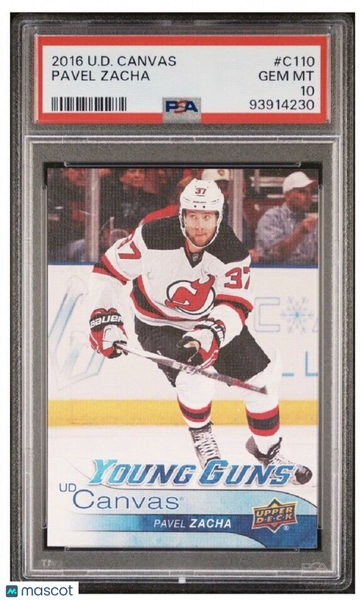 2016-17 Upper Deck Pavel Zacha #C110 PSA 10