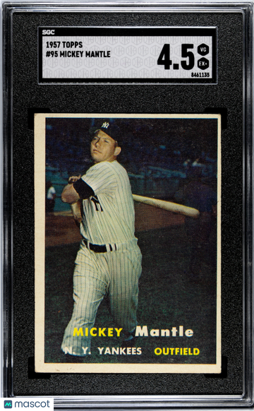 1957 Topps Mickey Mantle #95 SGC 4.5