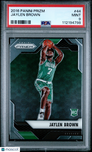 2016 Panini Prizm Jaylen Brown #44 PSA 9