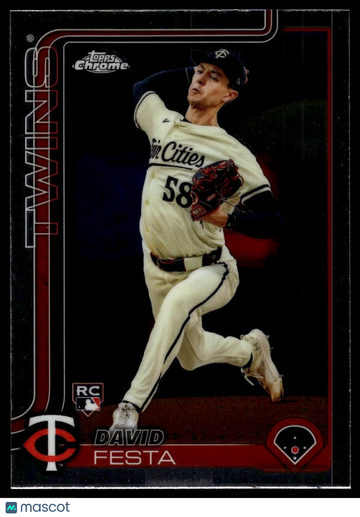 2025 Topps Chrome David Festa #156 RC