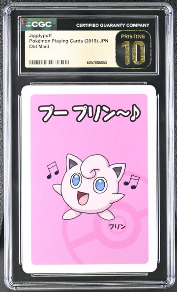 2019 Pokémon Playing Cards Old Maid Japanese Jigglypuff CGC Pristine 10