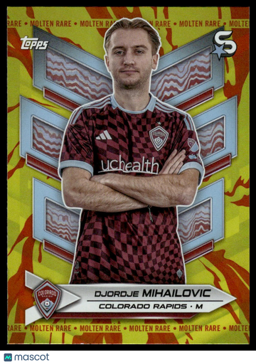 2024 Topps MLS Djordje Mihailovic #178 Molten Rare