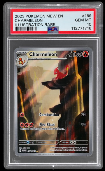 2023 Pokemon Scarlet And Violet 151 Charmeleon Illustration Rare PSA 10