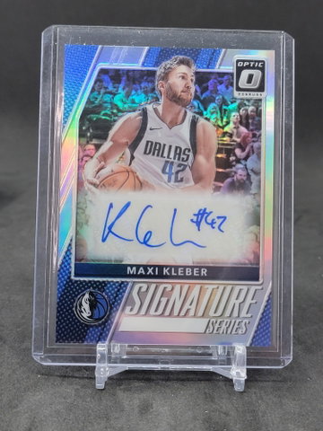 2017 optic holo Maxi Kleber Rookie Auto signature series