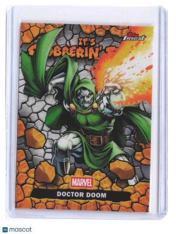 2026 Topps Finest Fantastic Four 65th Anniversary Doctor Doom It's Clobberin' Time! #CT-05