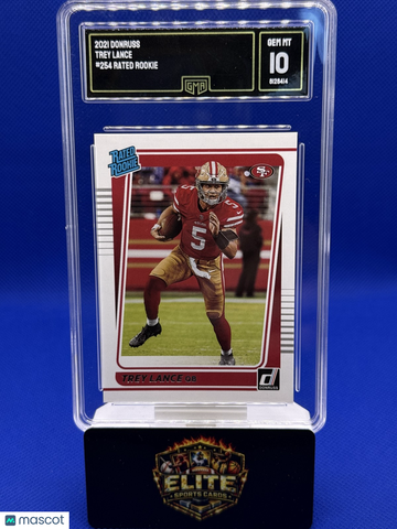 2021 Donruss Trey Lance #254 RC GMA 10