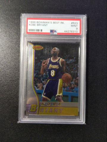  1996 Bowman's Best   #R23 KOBE BRYANT PSA9 No Greening