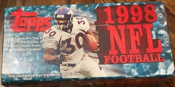 1998 Topps Football Factory Sealed Set Peyton Manning RC