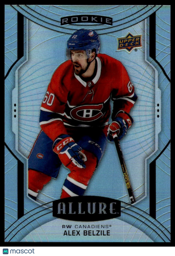 2020-21 Upper Deck Allure Alex Belzile #120 Double Rainbow