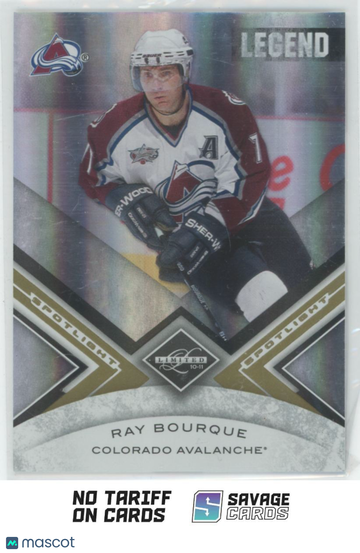 2010-11 Panini Limited Legend Spotlight Gold Ray Bourque #166 09/10
