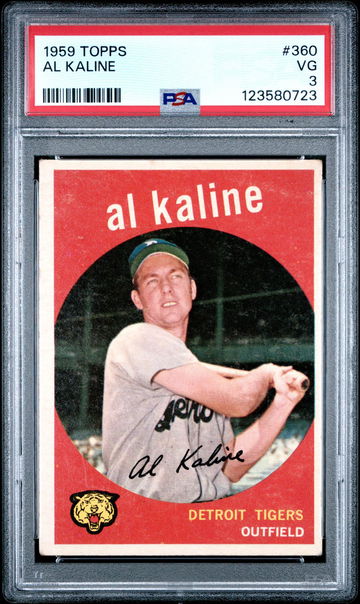 1959 Topps Al Kaline #360 PSA 3