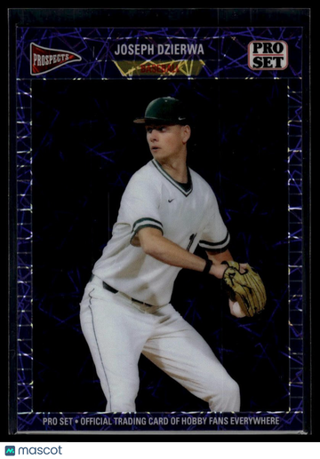 2026 Pro Set Metal - 1989 Pro Set Base Lazer Purple Joseph Dzierwa #89B-101 SN