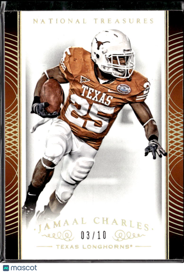 2015 Panini National Treasures Multi-Sport Jamaal Charles #53 /10