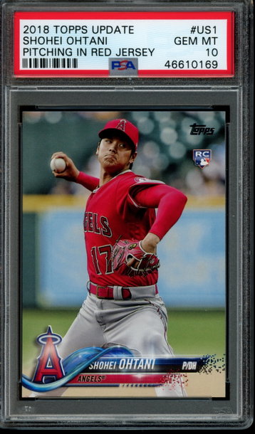 2018 Topps Update US1 Shohei Ohtani PSA 10 GEM MINT