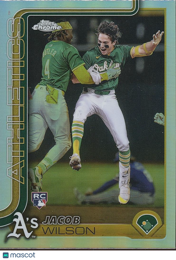 2025 Topps Chrome Jacob Wilson Rookie Topps