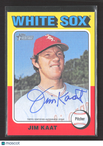 2024 Topps Heritage Jim Kaat #ROA-JK Real One Autograph Auto