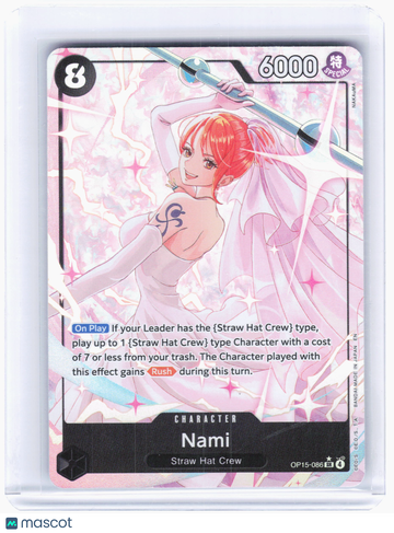 Adventure on Kami's Island Nami Foil Super Rare (Alt Art) #OP15-086