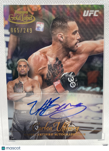 2024 Topps Gold Label UFC Carlos Ulberg #GLA-CUL /249