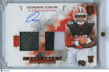 2025 Panini Impeccable Quinshon Judkins Patch Panini Authentic