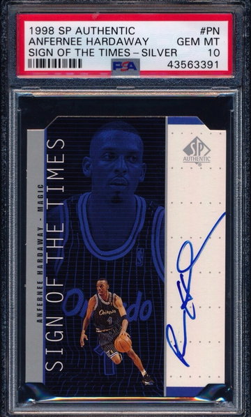 Penny Hardaway 1998 SP Authentic Sign Of Times Auto