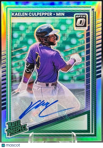 2025 Donruss - Rated Prospects Optic Signatures Kaelen Culpepper #120