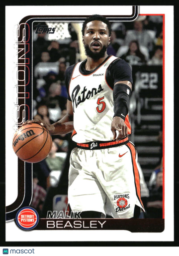 2025-26 Topps Malik Beasley #43 Detroit Pistons
