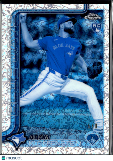 2025 Topps Chrome Adam Kloffenstein #47 Blue Crackle RC
