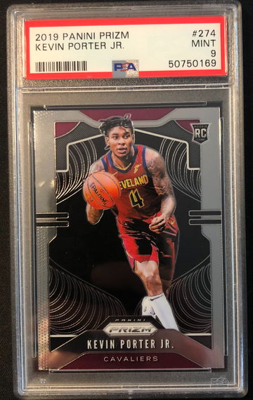 2019 Panini Prizm #274 Kevin Porter Jr RC Rookie PSA 9 Mint Rockets